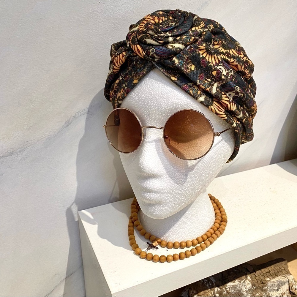 Beautiful trendy turbans/head Boho wraps w Gypsy spell/hippy/retro vibe - Picture 8 of 14